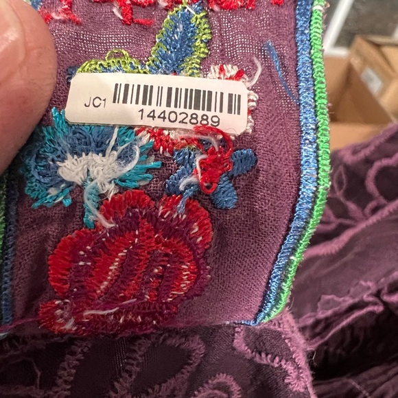 Johnny Was Cupro Eyelet Lace Dress - Picture 7 of 9